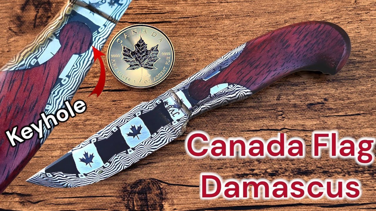 Pictorial Damascus: Making Flag Damascus [Full-Build]