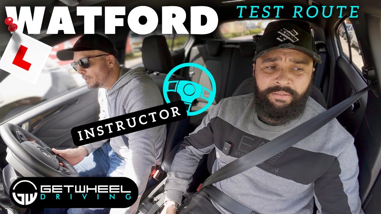 I drive a WATFORD Driving Test Route. (PRO TIPS)