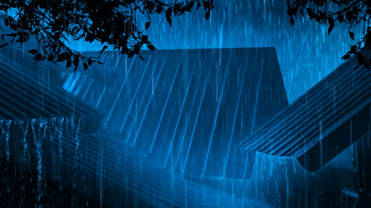 SLEEP LIKE A BABY IN 3 MINUTES With Heavy Rain & Thunderstorm Sounds | White Noise Help you Sleep #1