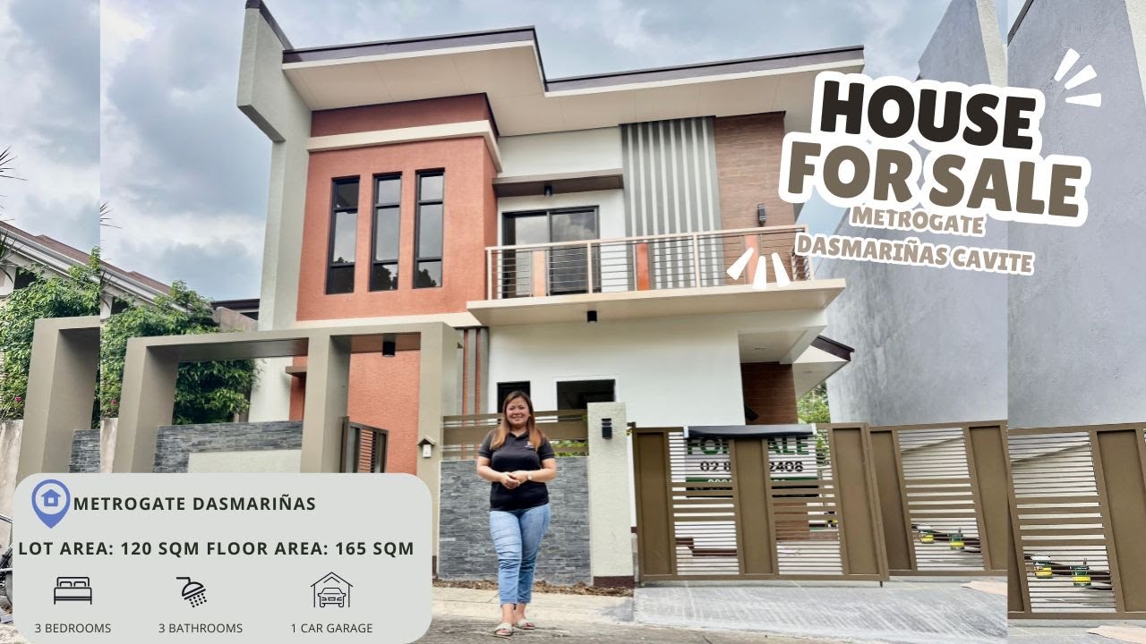 House and Lot for Sale in Metrogate Dasmariñas Cavite | Complete Turnover Unit | Amethyst Model