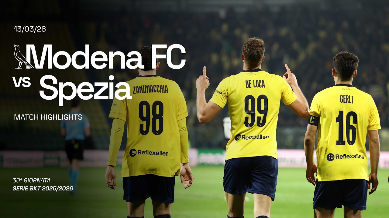 Highlights Serie BKT: Modena - Spezia 3-0