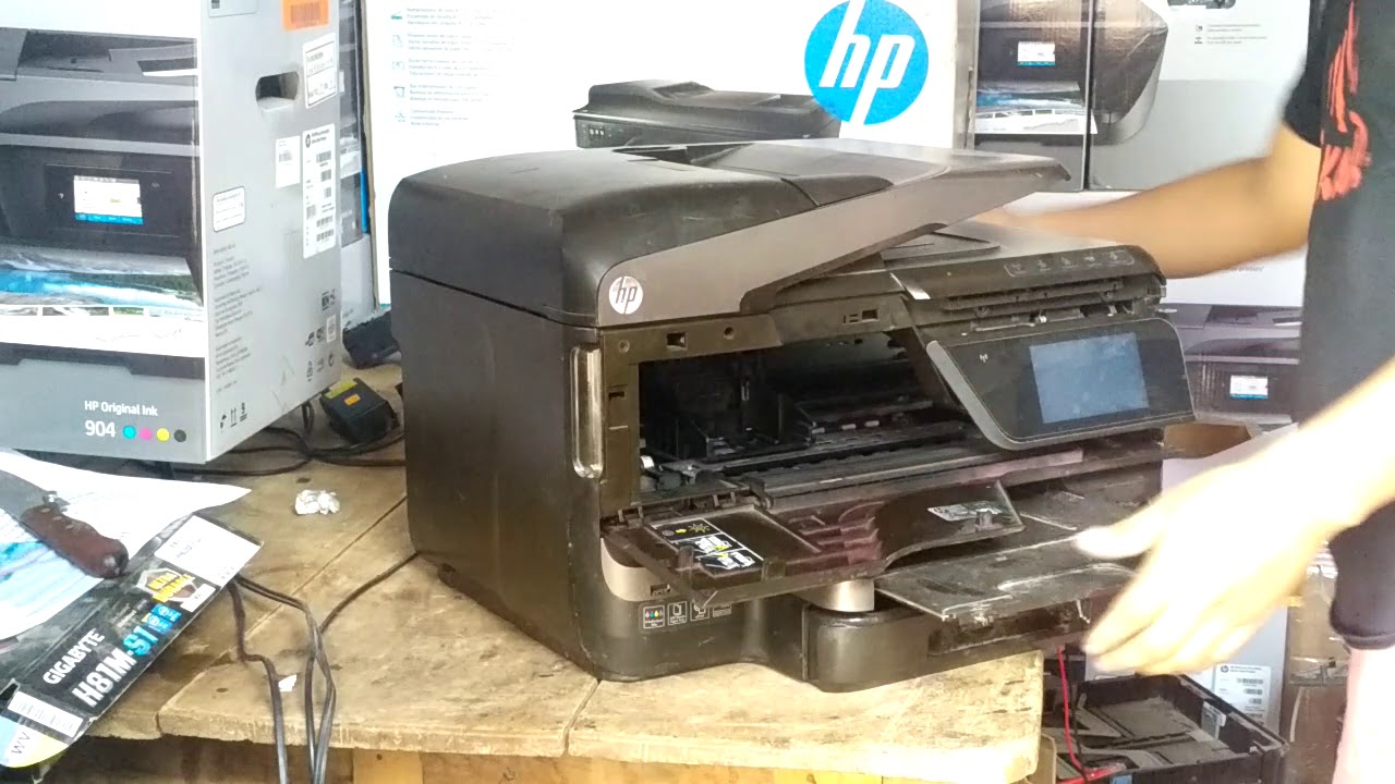 Desarmando una hp 8600 plus para mantenimiento general
