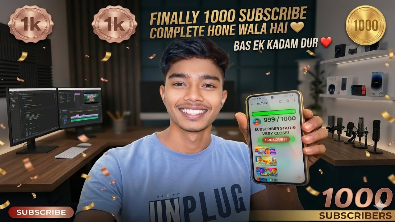 Finally 1000 Subscribe Complete Hone Wala Hai 😍 | Bas Ek Kadam Dur!