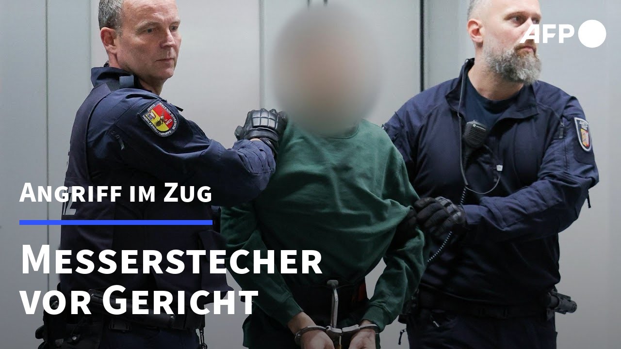 Prozess um Messerattacke in Regionalzug in Schleswig-Holstein begonnen | AFP