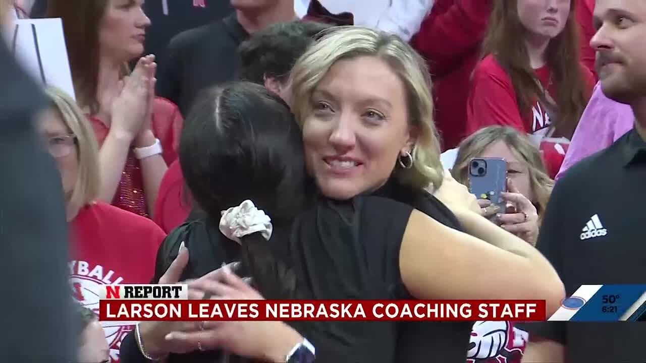 Jordan Larson leaving Nebraska volleyball coaching staff