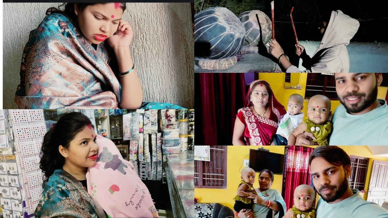  देविका जी ने बजाया पहली बार नगाड़ा 😄 #dailyvlog  #familyvlog 