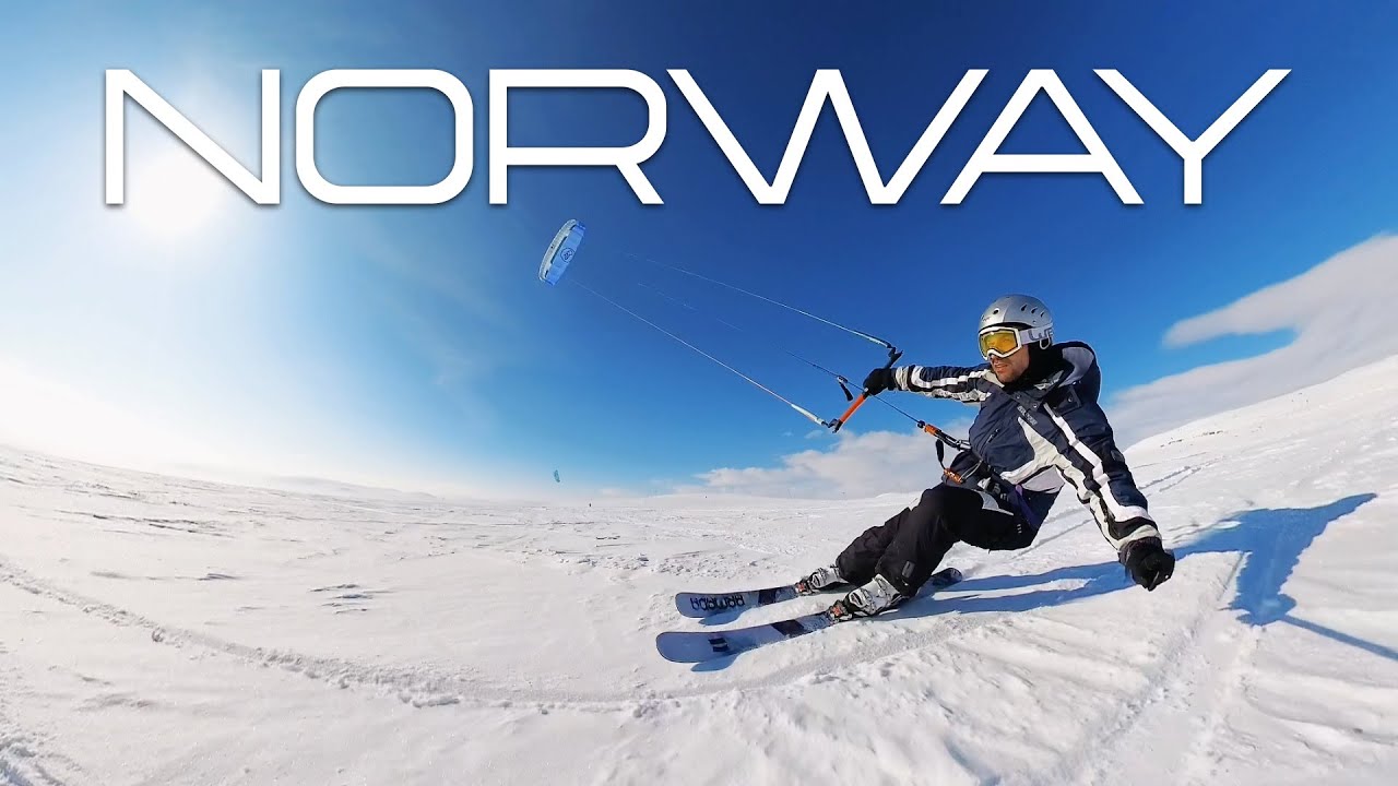 Norway snowkiting (March 2024) | Cinematic video | FHD