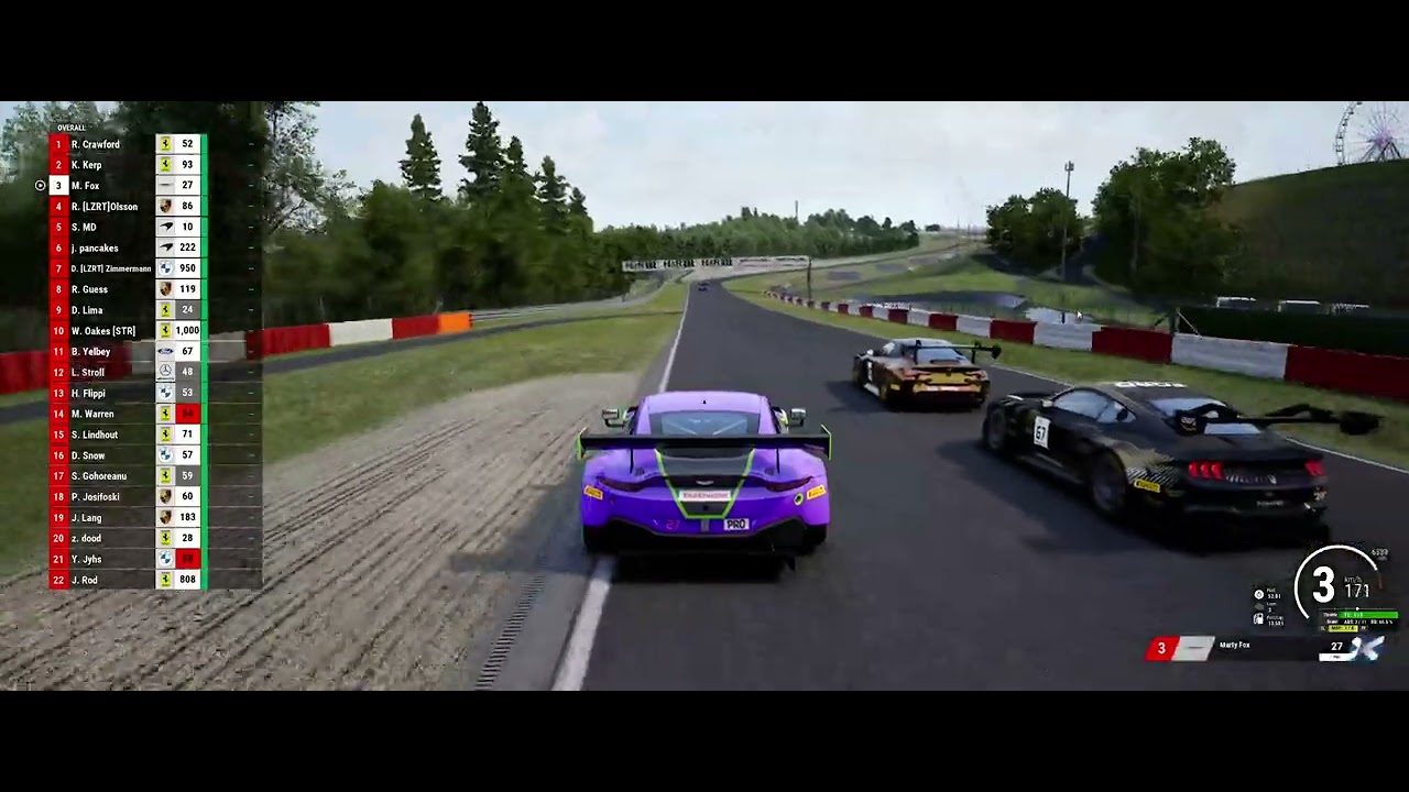 Great battle Lap 1 N24, until it wasn't