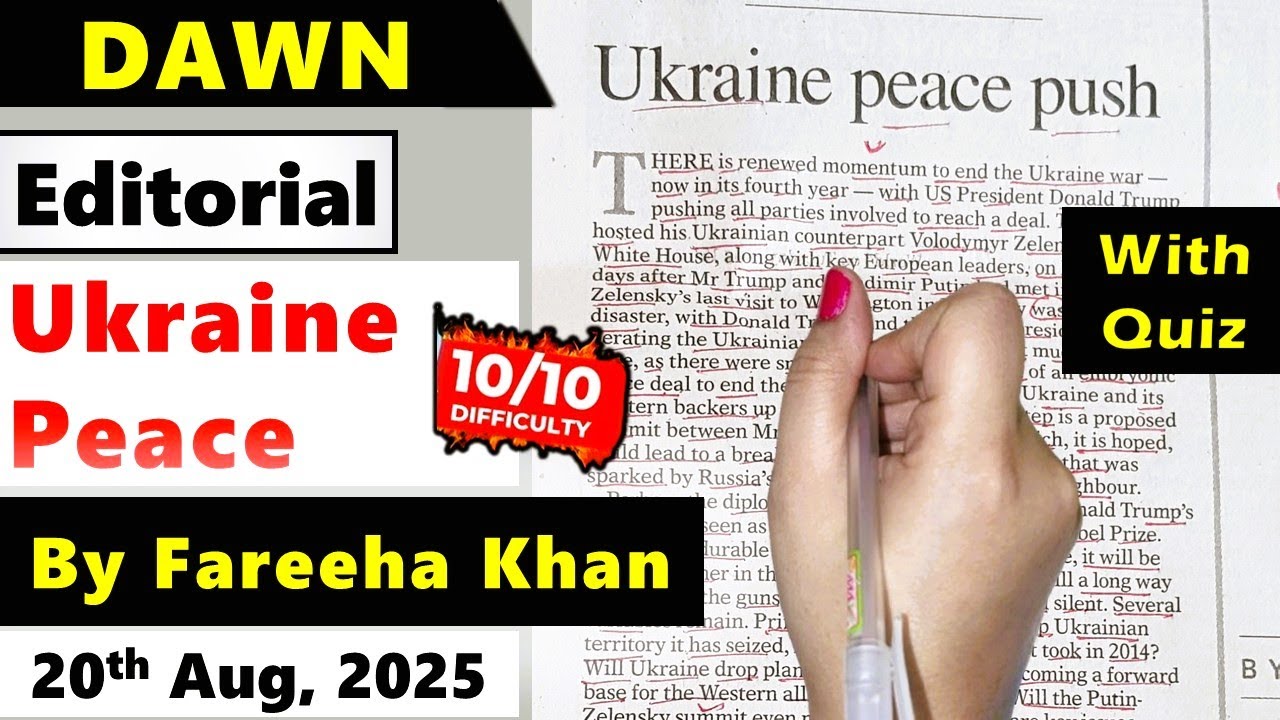 Learn Newspaper Reading - Newspaper for Learning English - Grammar + Vocab