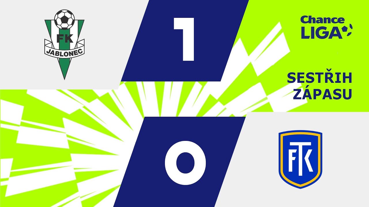 SESTŘIH: Jablonec - Teplice 1:0. Jawo rozhodl o domácí výhře, Okeke vyloučen