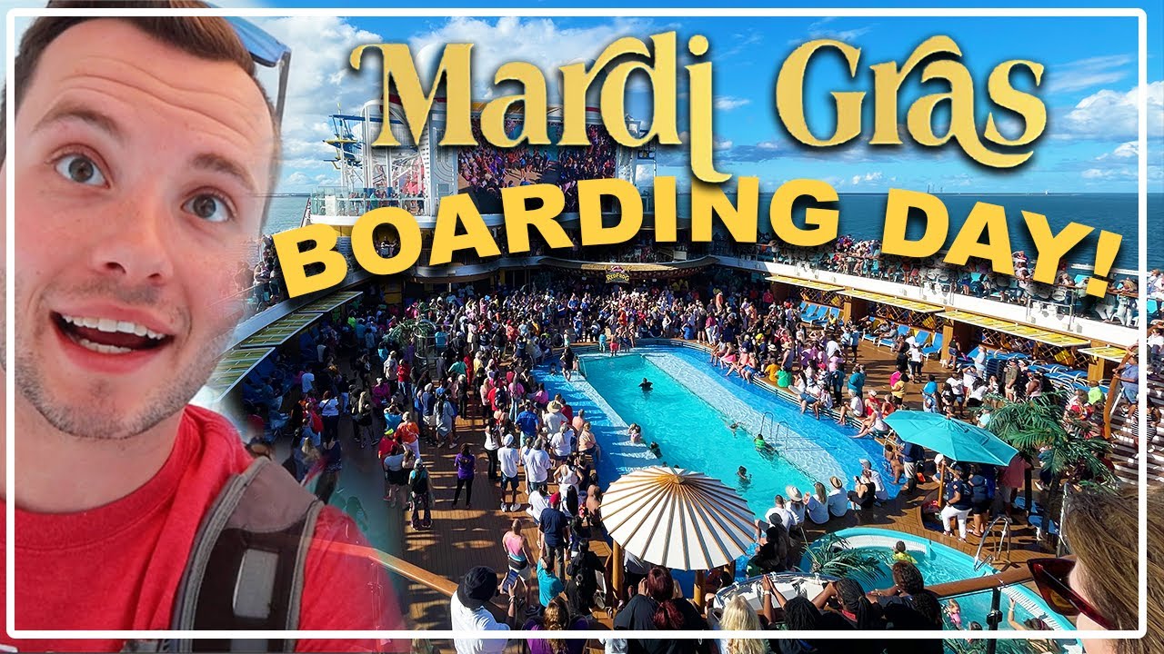Carnival Mardi Gras Boarding Day 2022 Cruise Vlog Ep  1!