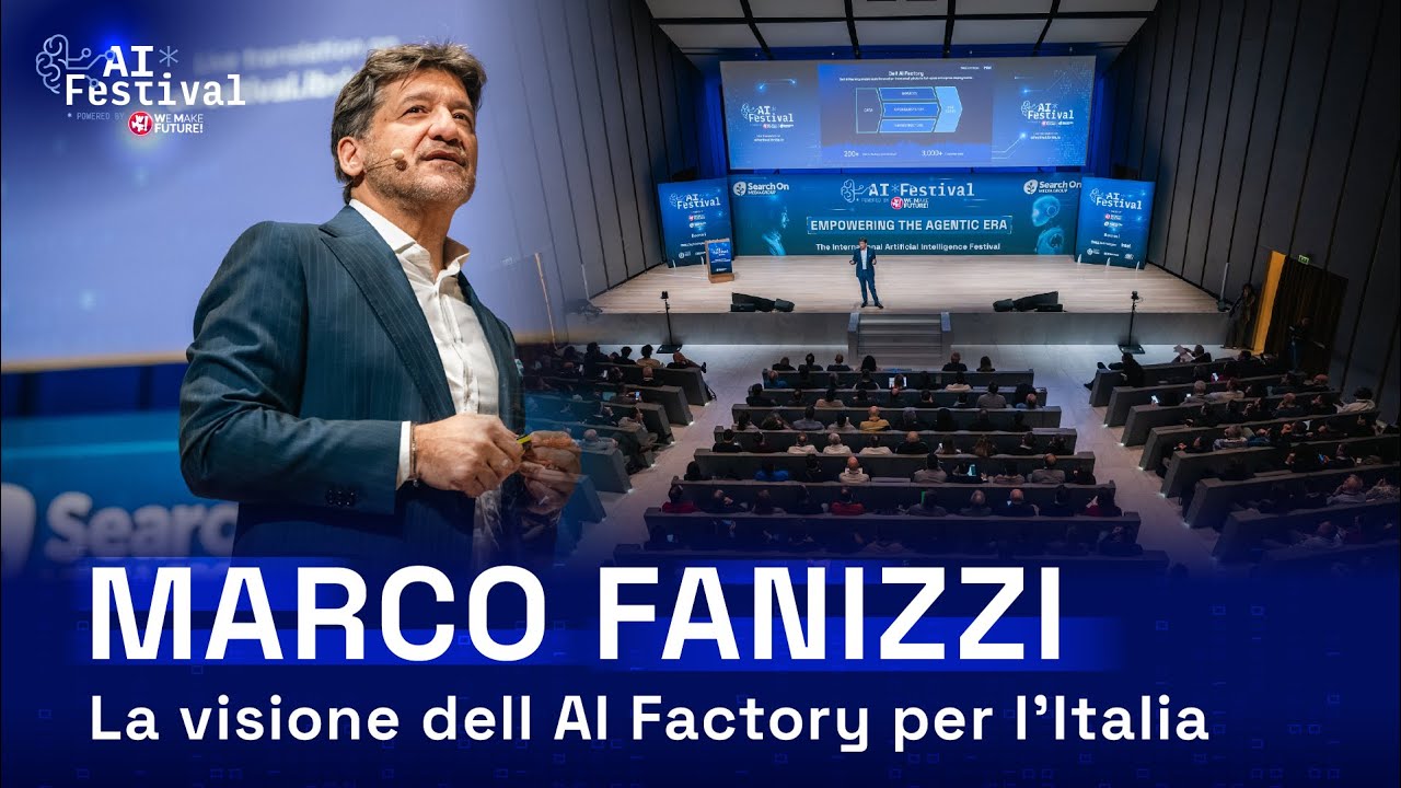 La visione dell'AI Factory per l’Italia - Marco Fanizzi | AI Festival 2026