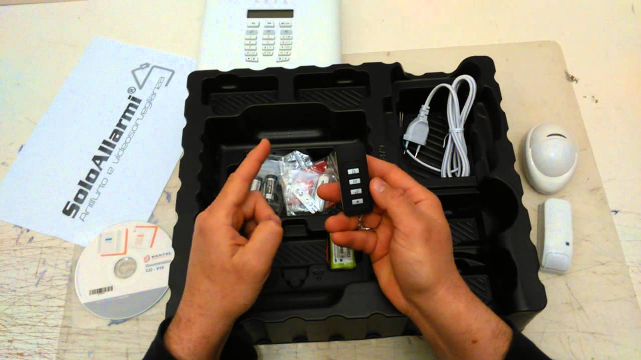 Kit allarme wireless BW30, presentazione del prodotto