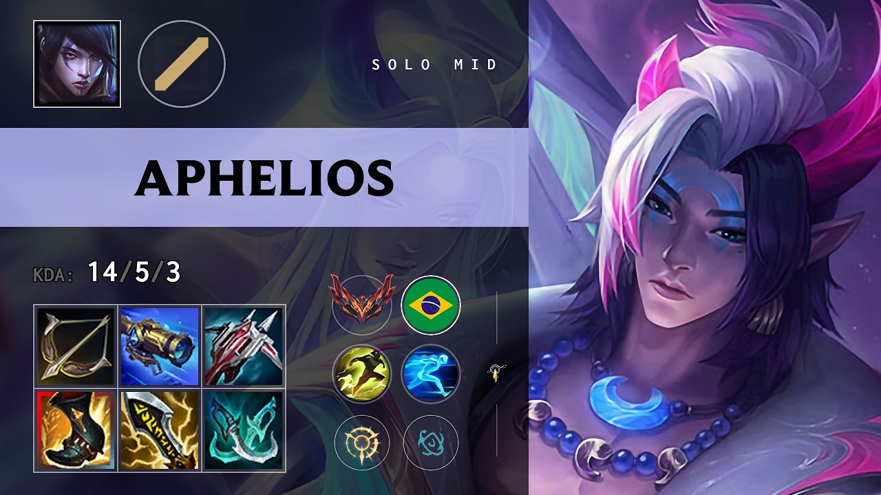 Aphelios Mid vs Kassadin - BR Grandmaster Patch 26.13