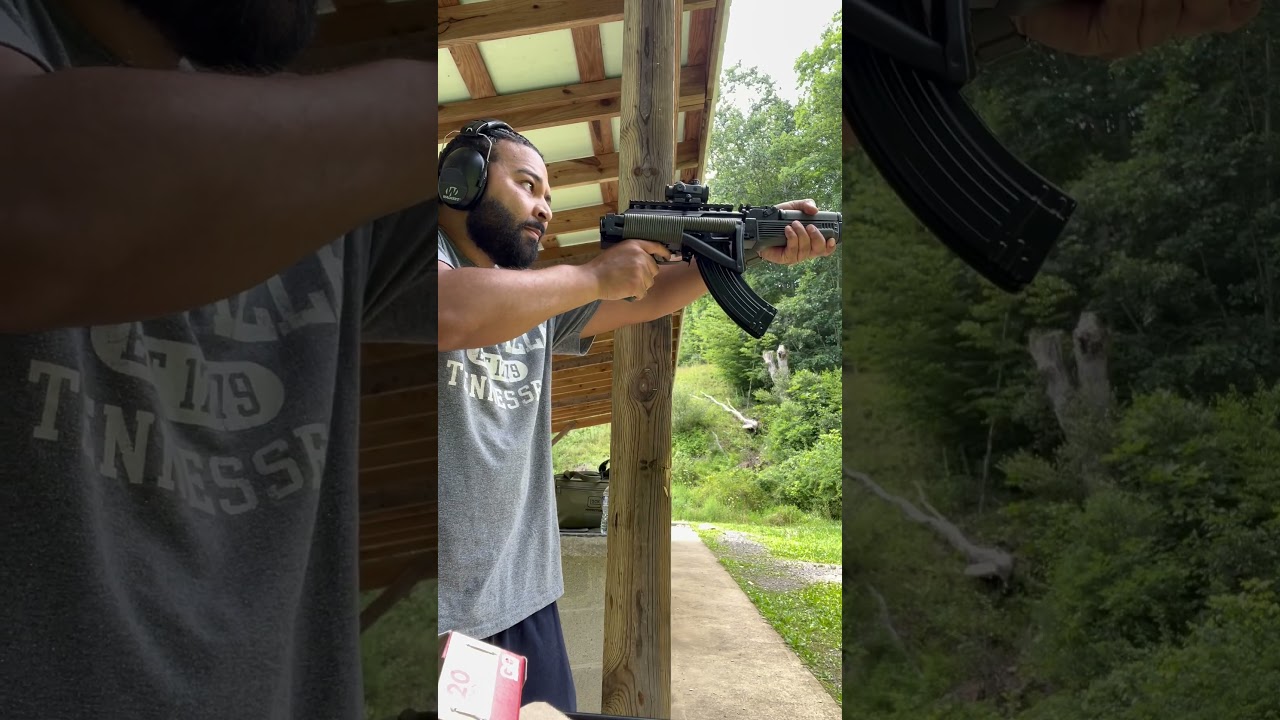 The smoothest AK.                               #ak47 #sam7sf #rangeday #therapy #sigsauer