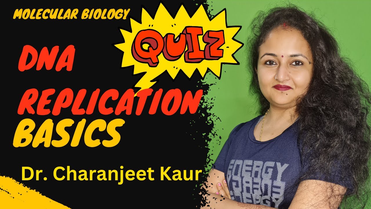 PYQs I DNA Replication Basics I Dr. Charanjeet Kaur
