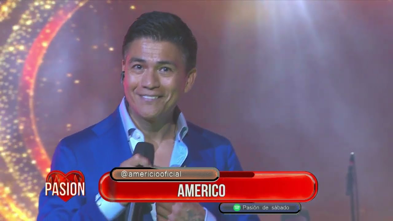 Americo en vivo en Pasión de Sábado 12 04 2025