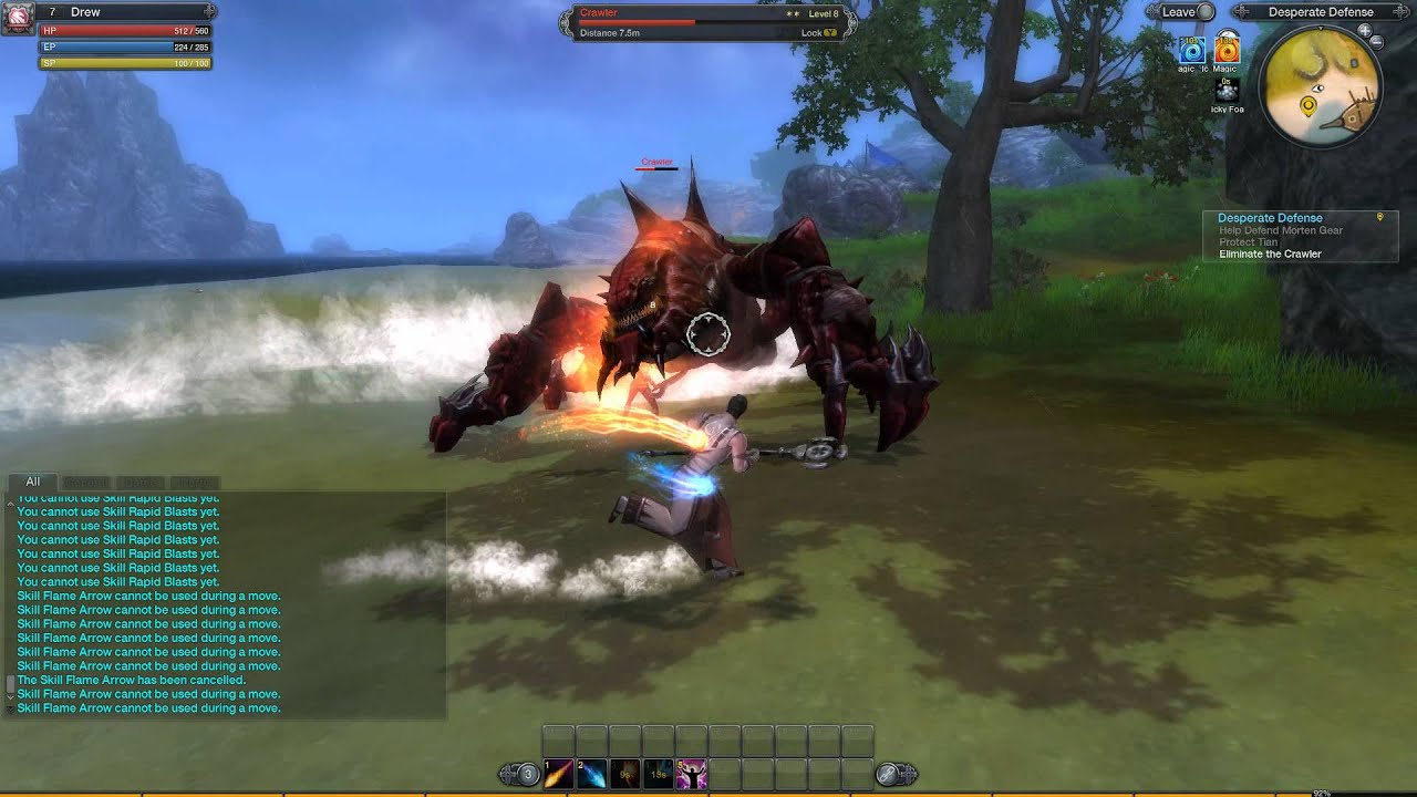 Let's Play Raiderz Closed Beta [Third Boss - The Crawler]