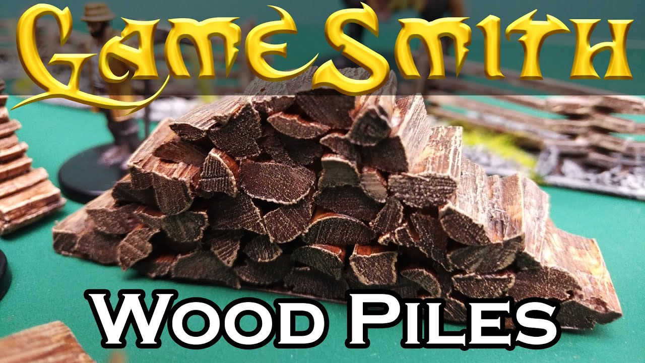 Building Miniature Woodpiles for your Tabletop Game (2020) GameSmith S01E025