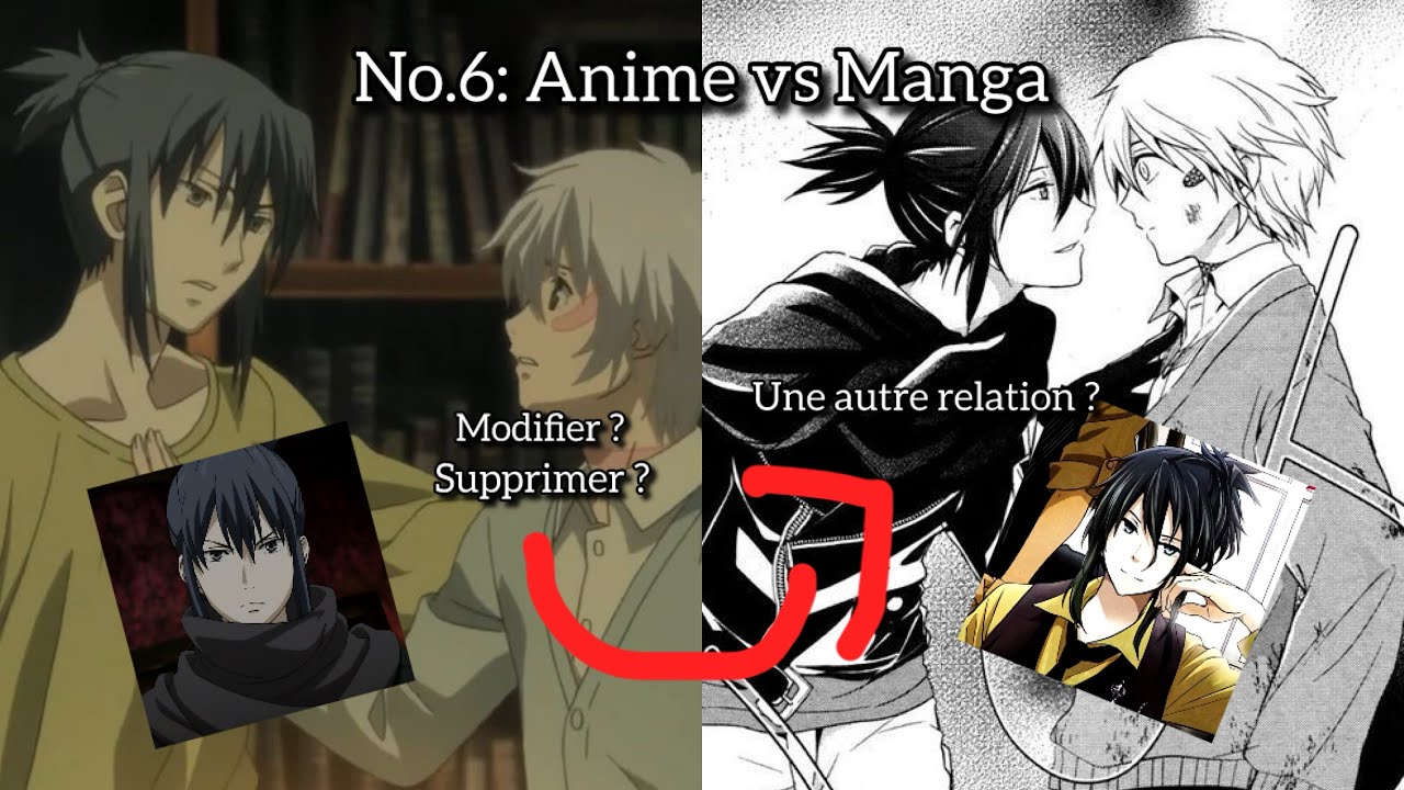 NO.6, LES DIFF&Eacute;RENCES ENTRE LE L&rsquo;ANIM&Eacute; ET LE MANGA ! #no6 #nezumi #shion