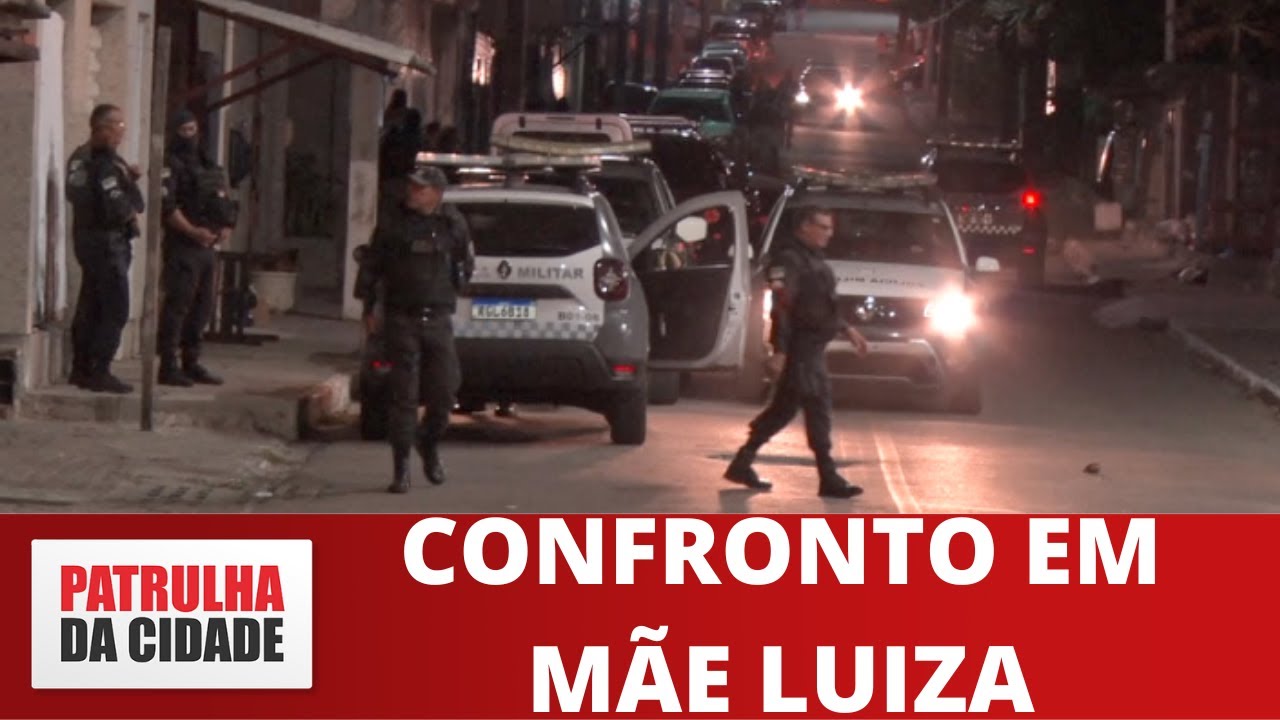 Viaturas da polícia são recebidas com tiros em Mãe Luiza