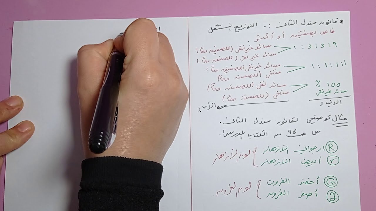 قانون مندل الثاني 1