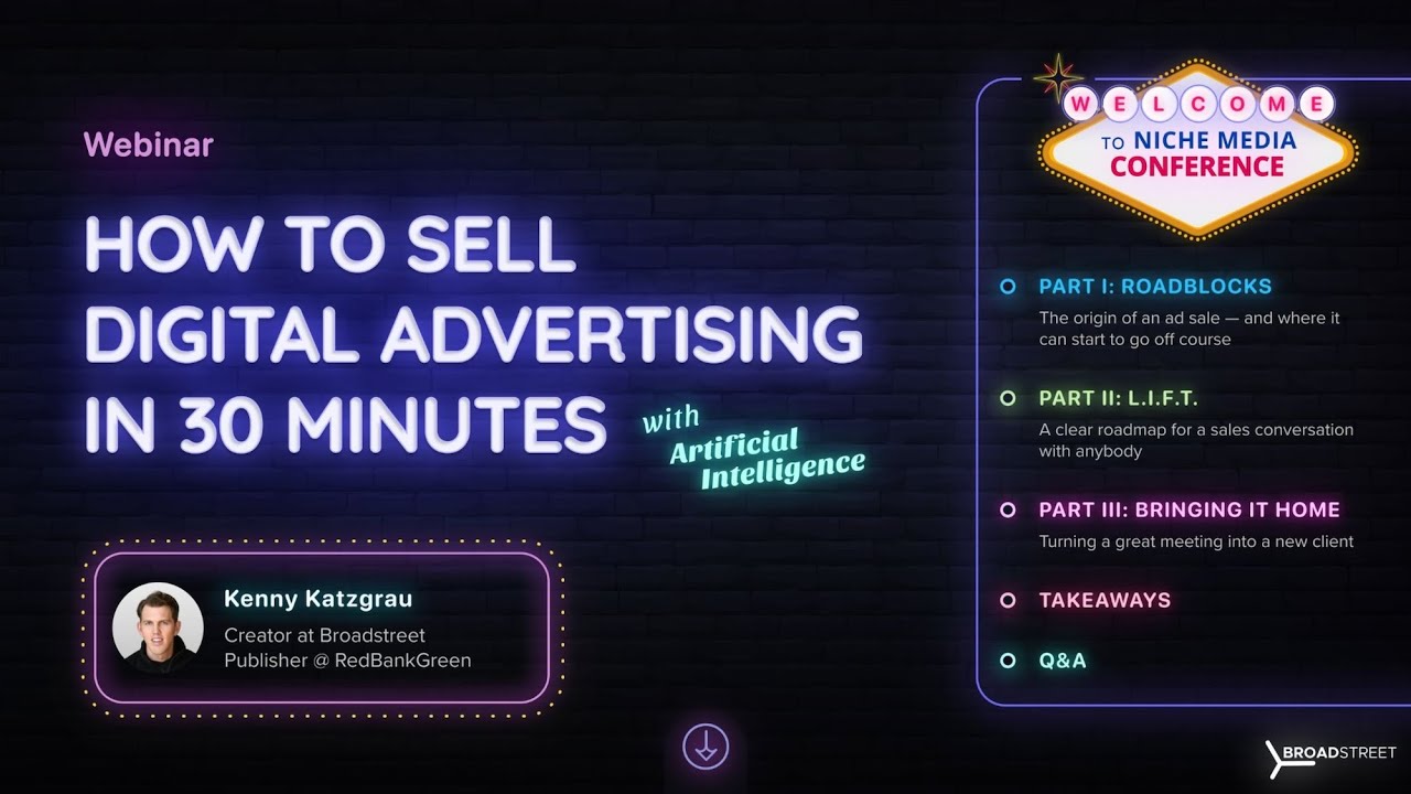 LIVE: How to Sell Digital Advertising with AI @ Niche Las Vegas 2025
