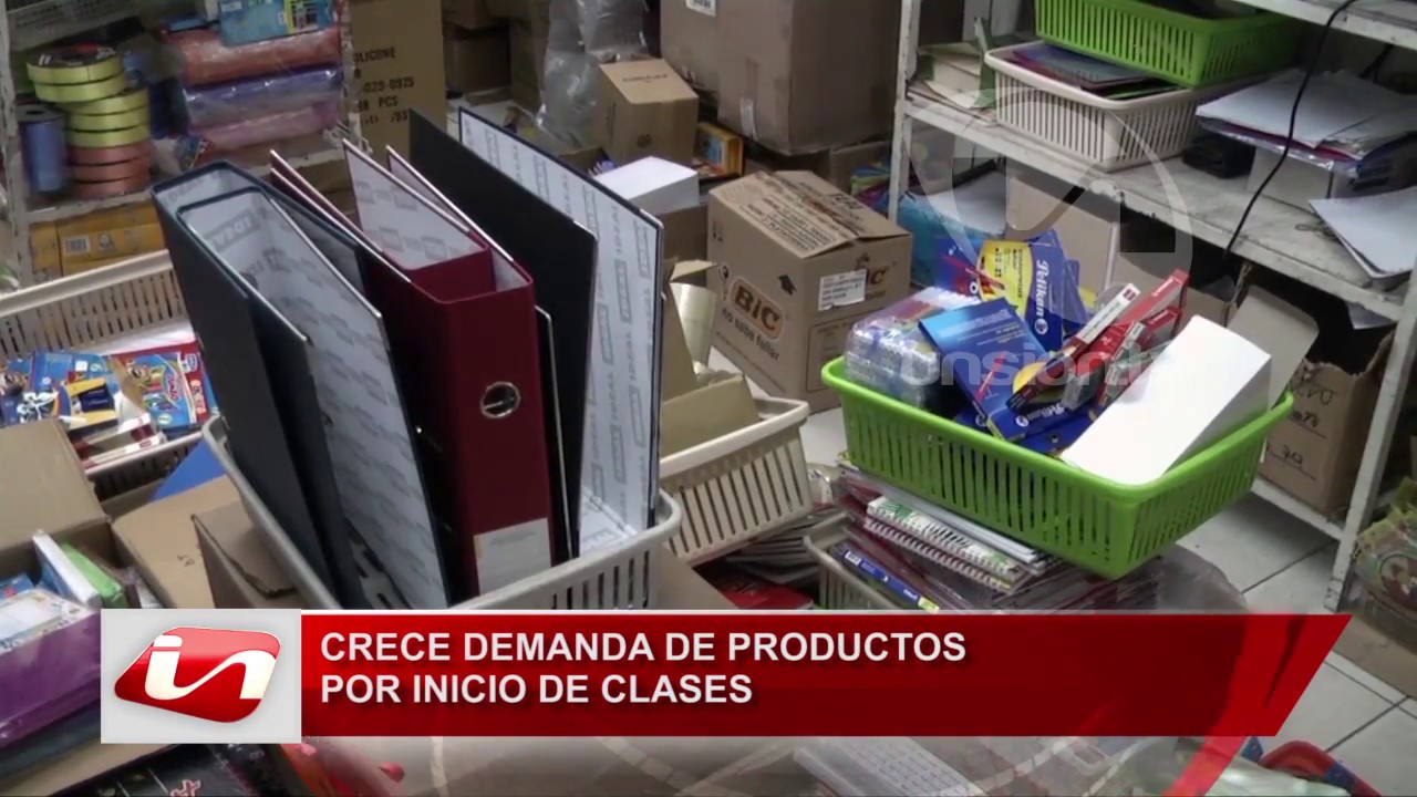 Crece demanda de productos por inicio de clases