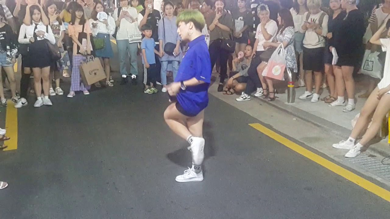 [홍대레드크루] 스텔라 ☆마리오네트☆ 커버안무 홍대댄스버스킹 20170818금 [KOREAN HONGDAE KPOP STREET DANCE]
