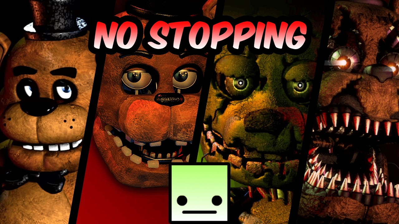 CAN'T END STREAM UNTIL I BEAT FNAF 1-4 CHALLENGE !!!