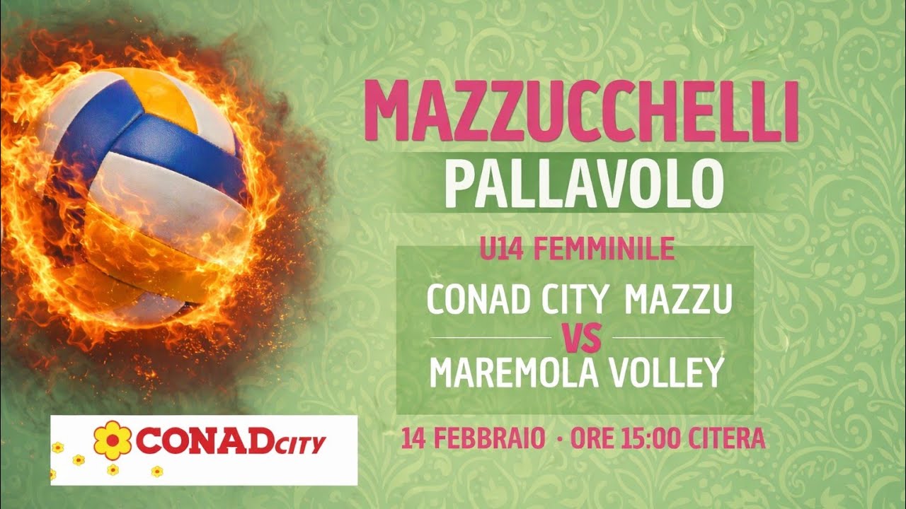 Campionato U14 FIPAV - Conad City Mazzu Vs Maremola Bianca 14/02/2026