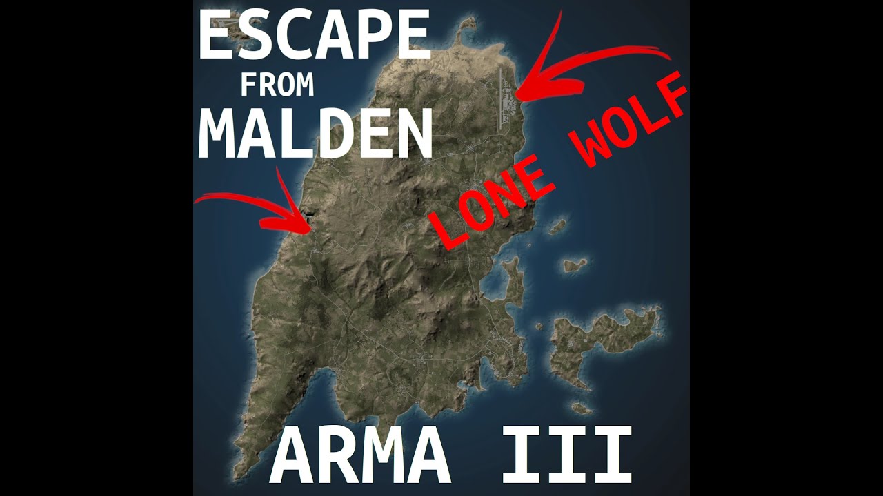 Lone Wolf Escape from Malden - No Deaths (Arma3/ACE3/ASR-AI3)
