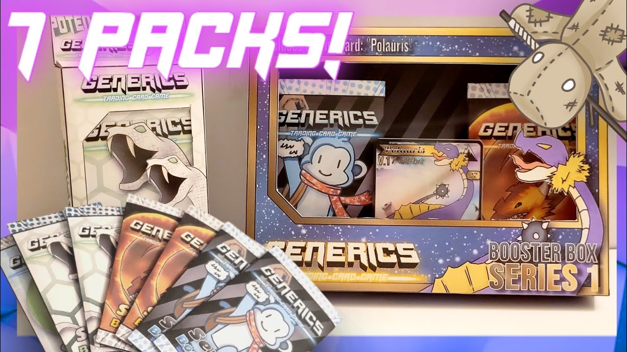 7 Booster Packs! Series 1 Booster Pack and Booster Box in 1 video 😱 | Homemade TCG
