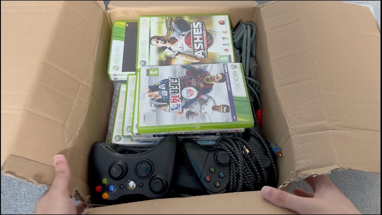 Unboxing the cheapest Xbox 360 Slim!