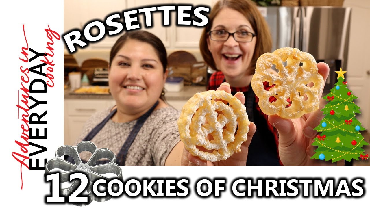 Scandinavian fried goodness, it's time for some Rosettes! (12 Cookies of Christmas - S1.E4)