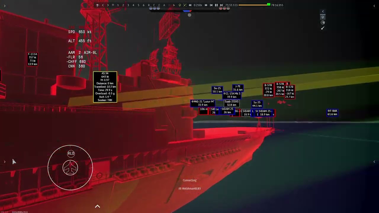Anti Ship Missile doing nothing - AS.34 Kormoran anti-ship missile