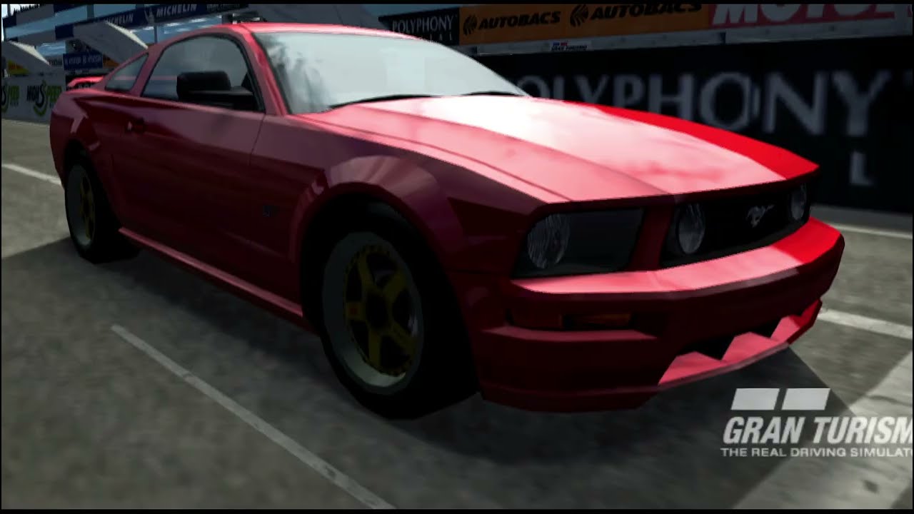 Só um cadin de zoom =D  Mustang GT `05 - GranTurismo4 Spec II (PS2)