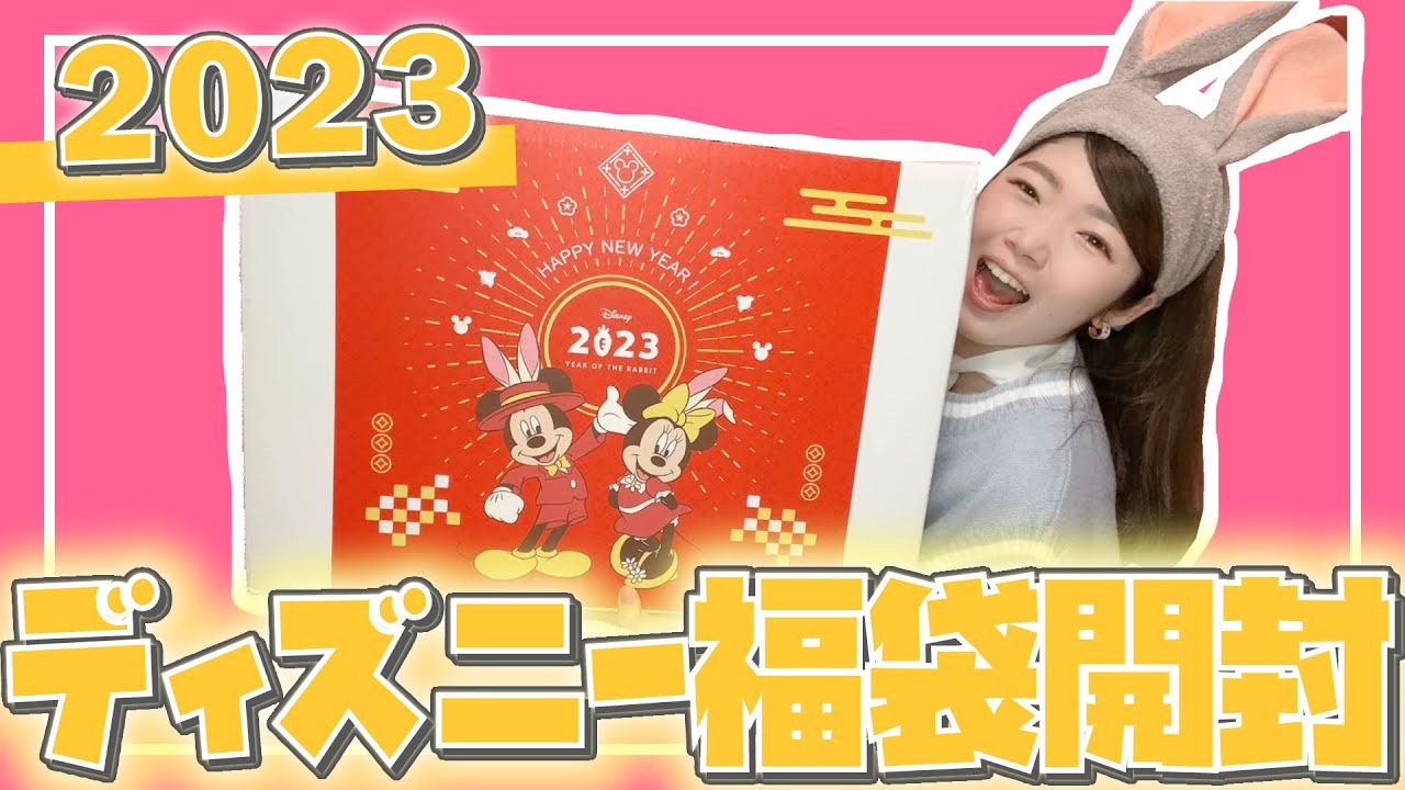 【福袋開封】2023年ショップディズニーの1万円ラッキーボックスを開封した結果、これは当たり？はずれ？【ディズニーストア】