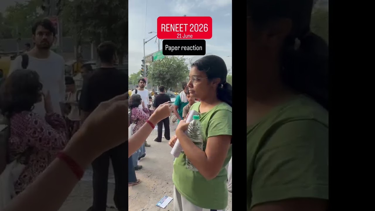 RE-NEET 2026 Paper Was Easier Than 2025? Student Reaction & Difficulty Level