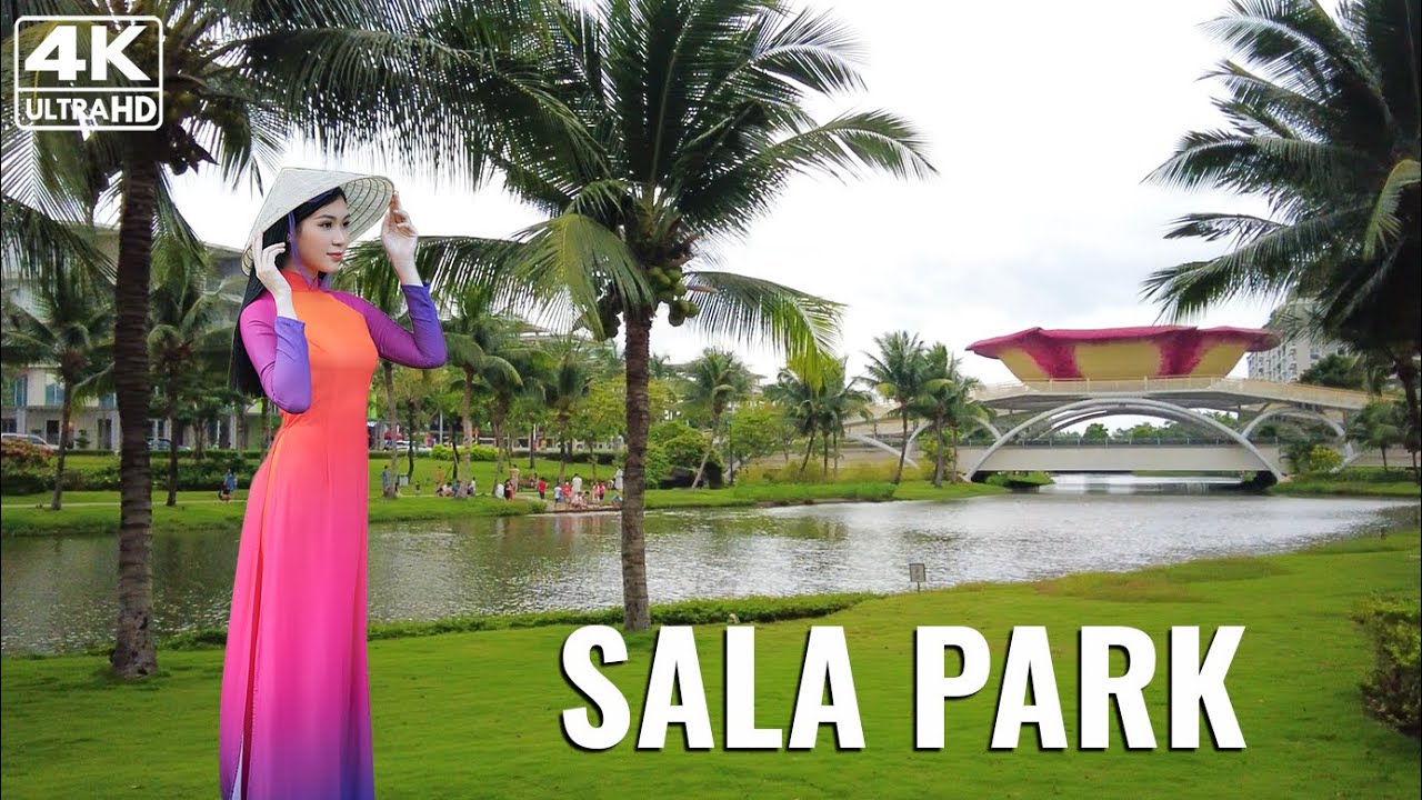 Sala Park - A peaceful place inside bustling Ho Chi Minh City Vietnam [4K UHD] – Walking tour