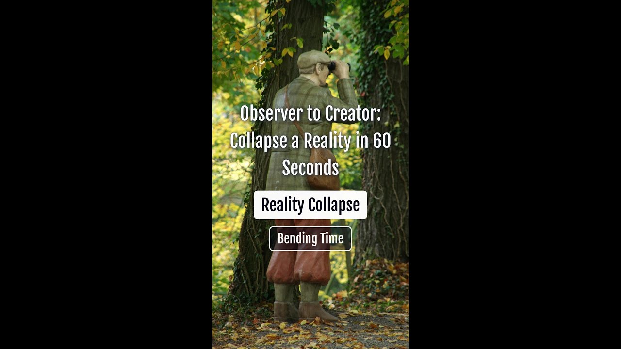 Observer to Creator: Collapse a Reality in 60 Seconds