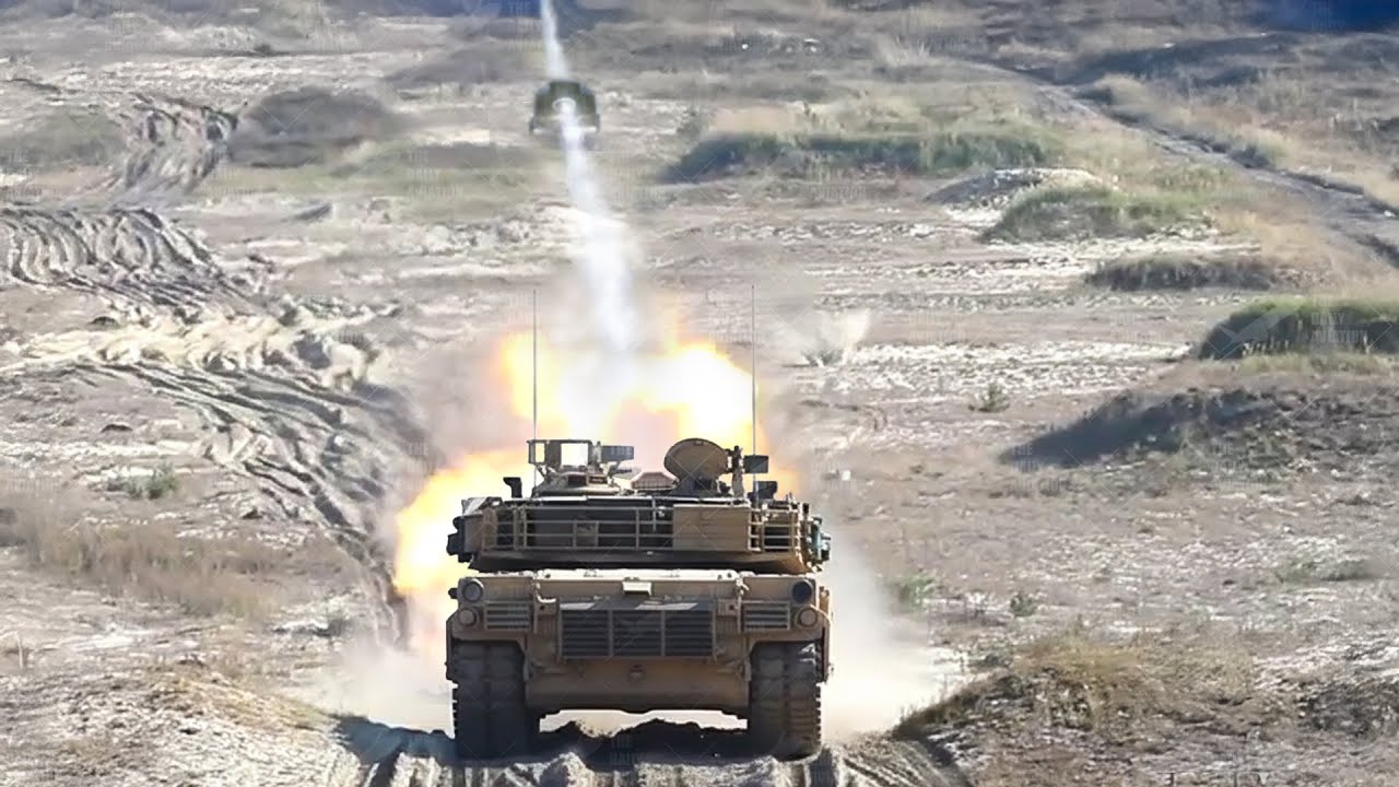 Firing the Monstrously Powerful US M1 Abrams Cannon With Extreme Precision