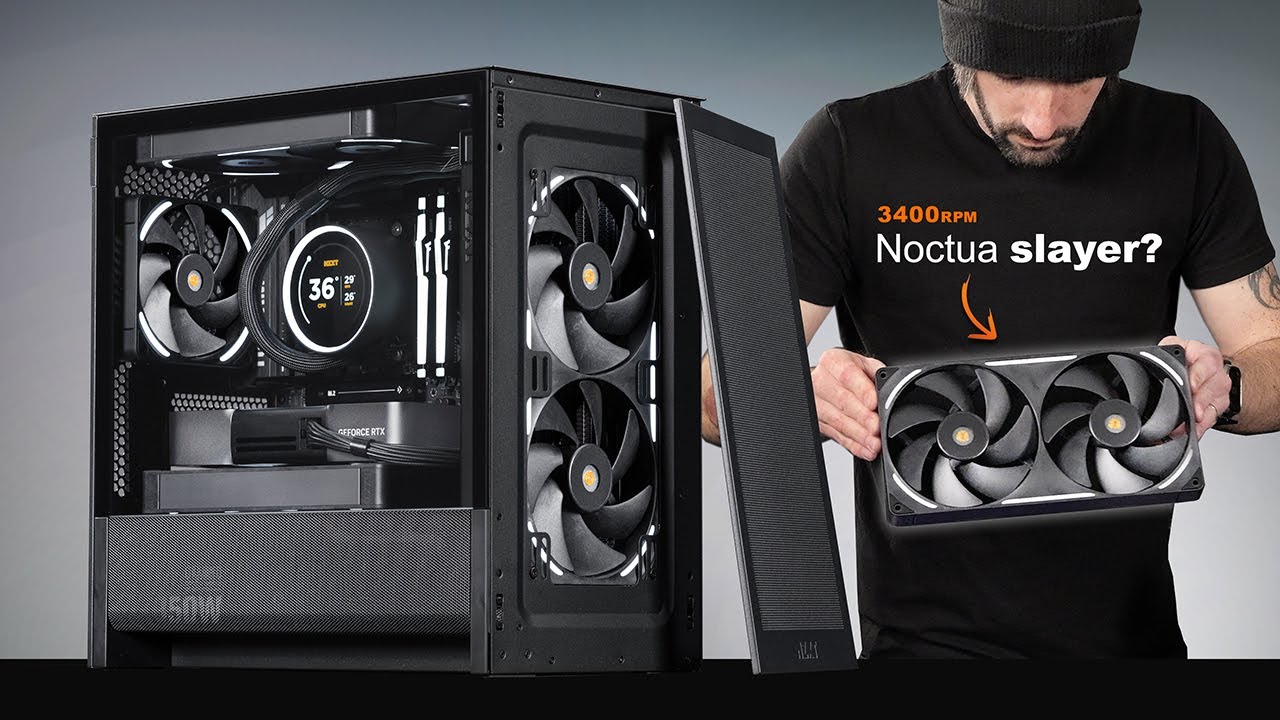 NZXT Made Their Best Fan For Airflow... | H3 Flow + Performance Fans Micro ATX PC Build