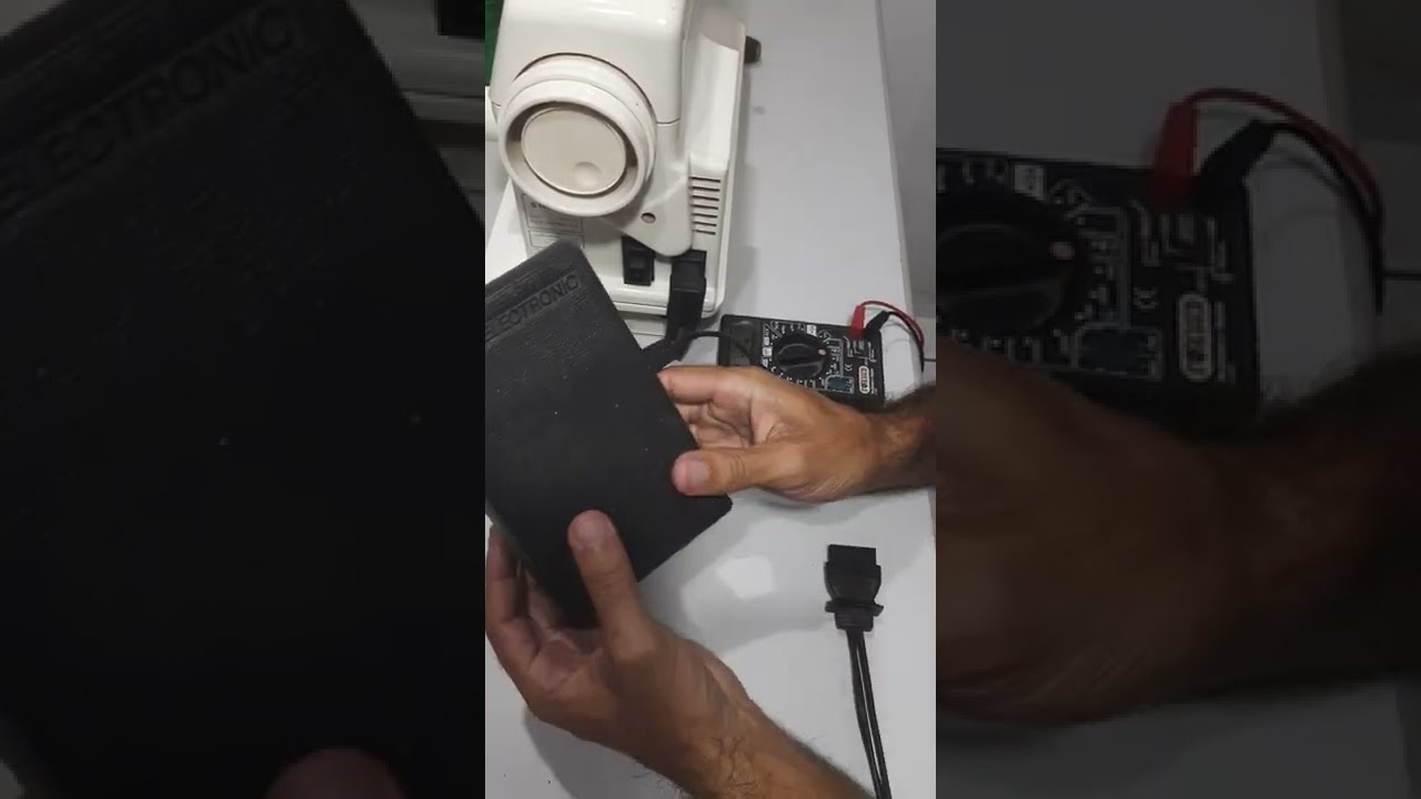 Como testar o pedal da maquina de costura Singer para saber se  está queimado.