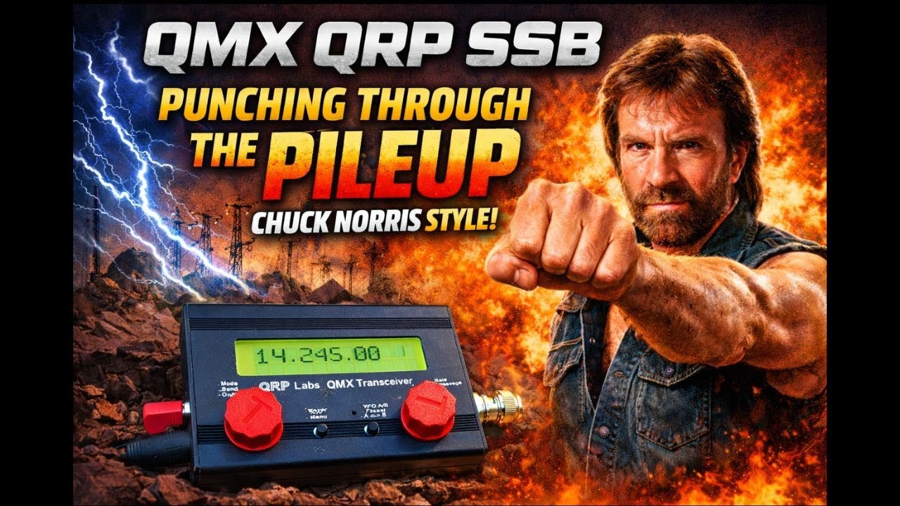 QMX QRP SSB | Пробиваясь сквозь толпу в стиле Чака Норриса