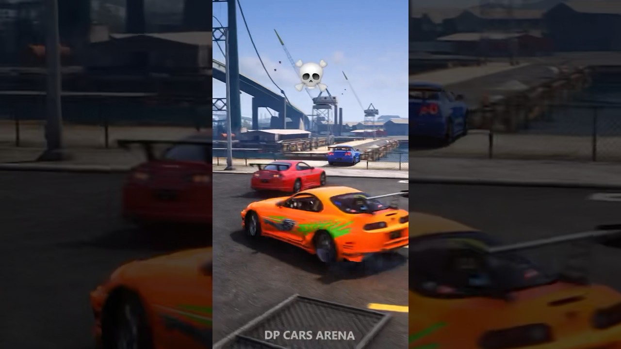 What Are You Waiting For, Skyline? 😈☠️ #toyota #supra #mk4 #nissan #skyline #gtr #r34 #gta5 #fivem