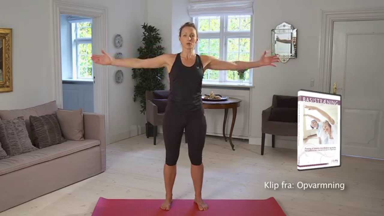 Præsentation af trænings-DVD for seniorer og personer med osteoporose.