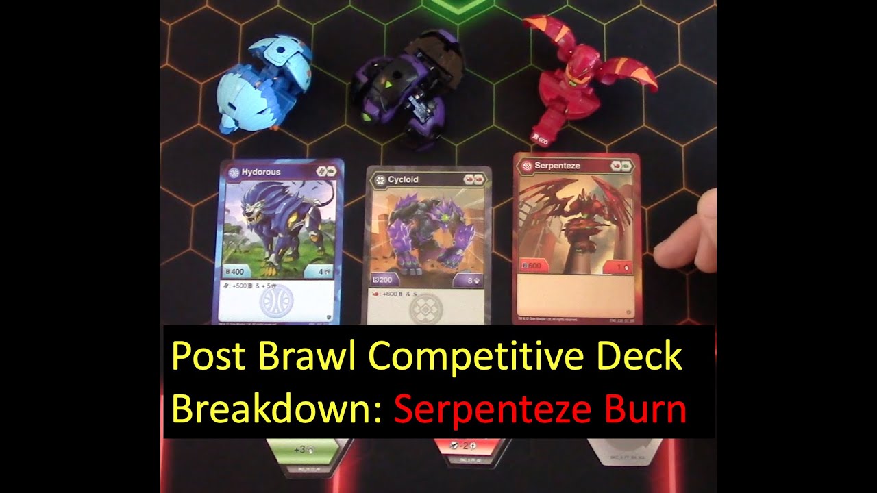 Serpenteze Burn Deck Breakdown - Bakugan Pro Competitive  #Bakugan #TCG #BakuganTCG #Bakugancards