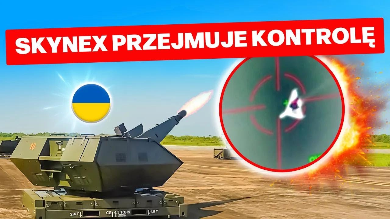 Zobacz, jak niemiecki Skynex niszczy rosyjskie drony na niebie