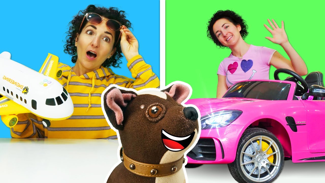 Il cane giocattolo Cioccolata viaggia! Giochi divertenti per bambini in italiano